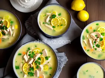 Lemony Cream of Chicken Soup