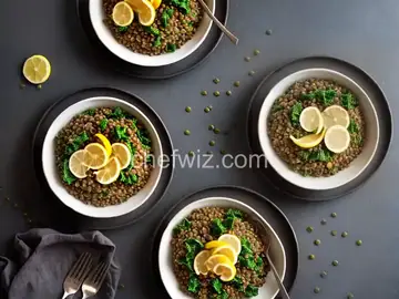 Lemony Lentils with Kale