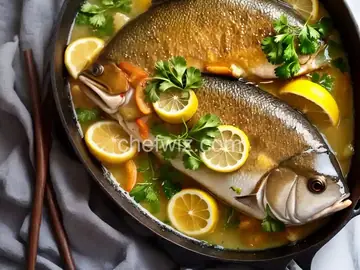 Lemony Steamed Fish