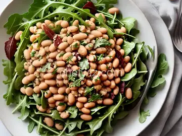 Lemony White Bean and Arugula Salad