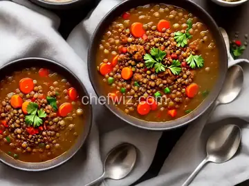 Lentil Sausage Soup