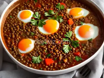 Lentil and Egg Stew