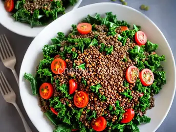 Lentil and Kale Salad