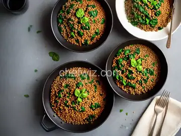 Lentils And Spinach
