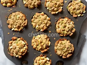 Light Apple Stuffing Muffins