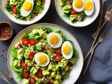 Light Avocado Egg Salad