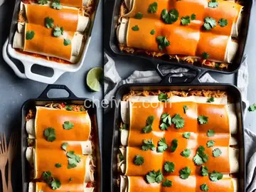 Light Chicken Enchiladas