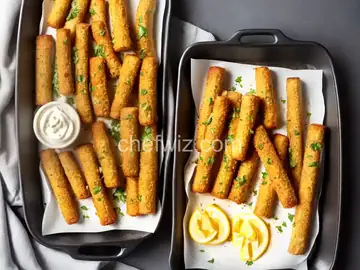 Light and Baked Mozzarella Sticks