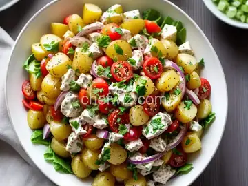 Light and Easy Greek Potato Salad