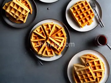 Light and Fluffy Vegan Waffles
