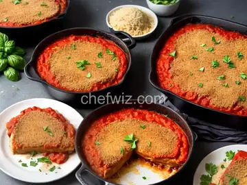 Lightened Chicken and Eggplant Parmesan