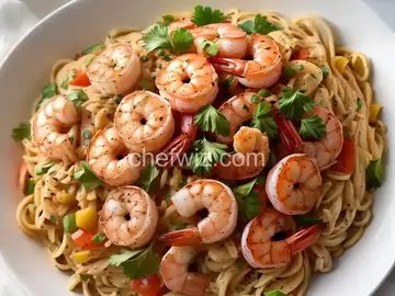 Lightened-Up Shrimp Scampi