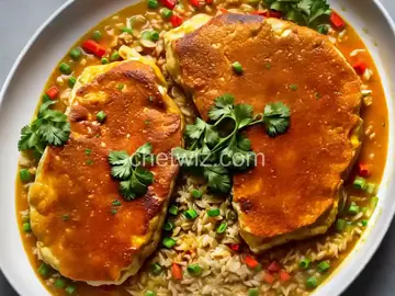 Lighter Chicken Egg Foo Young