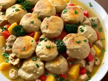 Lighter Chicken and Dumplings
