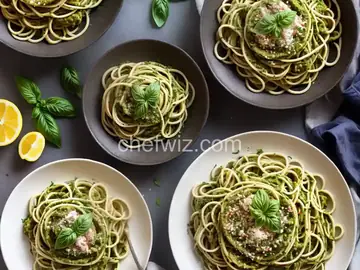 Ligurian Pesto with Spaghetti