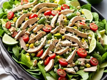 Lime-Poblano Chicken Salad