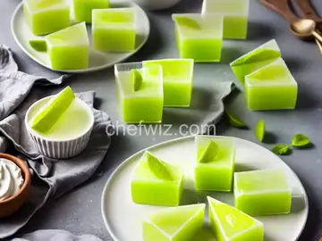 Lime Wedge Gelatin Shots