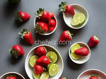 Lime and Tequila Infused Strawberries