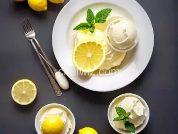 Limoncello Lemon Sorbet (with or without Mint)