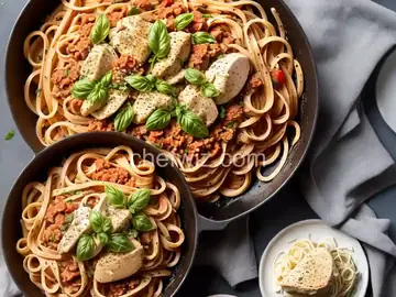 Linguine with Chicken Ragu