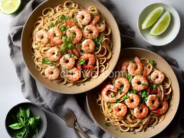 Linguine with Shrimp Scampi