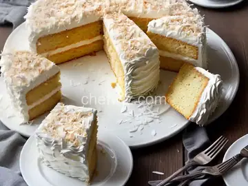 Lite Coconut Cake