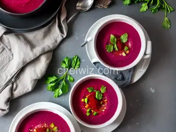Lithuanian Šaltibarščiai (Cold Beet Soup)