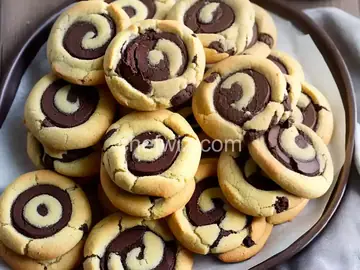 Lizzie's Chocolate Pinwheel Cookies