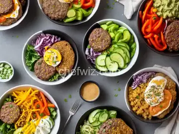Loaded Burger Bowls