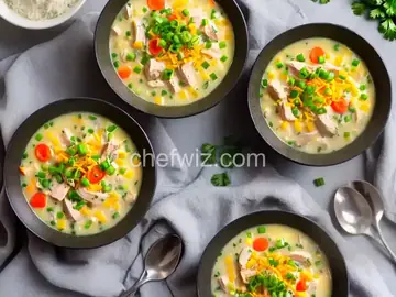 Loaded Chicken Potato Soup