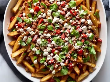 Loaded Greek Fries
