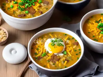 Loaded Hash Brown Soup