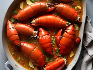 Lobster Tails Steamed in Beer