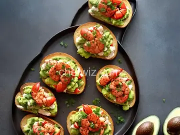 Lobster Toasts With Avocado and Espelette Pepper