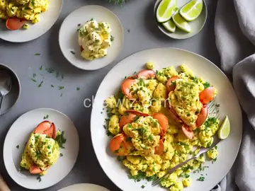 Lobster and Chive Scrambled Eggs Recipe