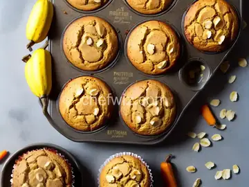 Lori's Banana-Pumpkin Muffins