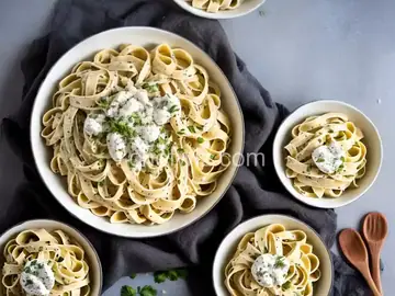 Low-Cal Fettuccine Alfredo