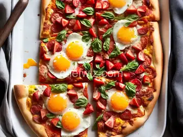 Low-Carb Breakfast Pizza