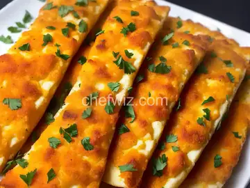 Low Carb Cheesy Cauliflower Breadsticks