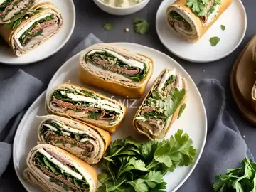Low Carb Turkey and Swiss BLT Roll-Ups