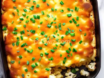 Low-Carb, Twice-Baked Cauliflower Casserole