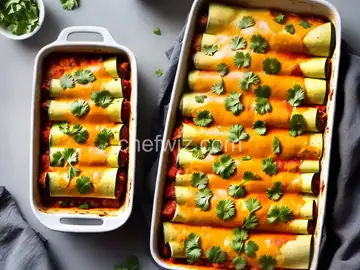 Low-Carb Zucchini Enchiladas