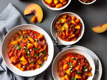 Lucy's Tomato and Peach Chutney