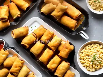 Mac & Cheese Egg Rolls
