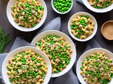 Macaroni Salad with Peas