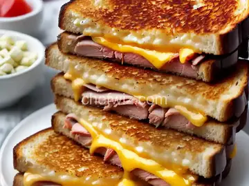 Madame Cristo - Grilled Ham and Cheese
