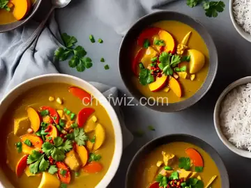 Mad's Peach-Curry Soup