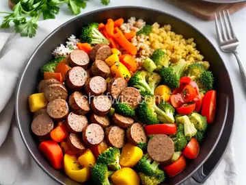 Make-Ahead Sausage and Veggie Bowls