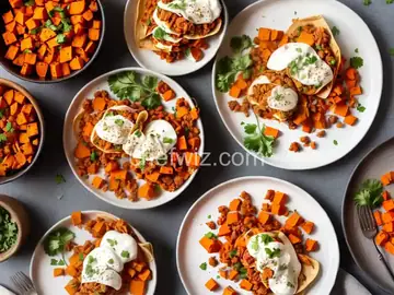 Make-Ahead Sweet Potato and Chorizo Breakfast Burritos