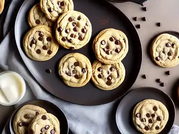 Malted Milk Chocolate Chip Cookies